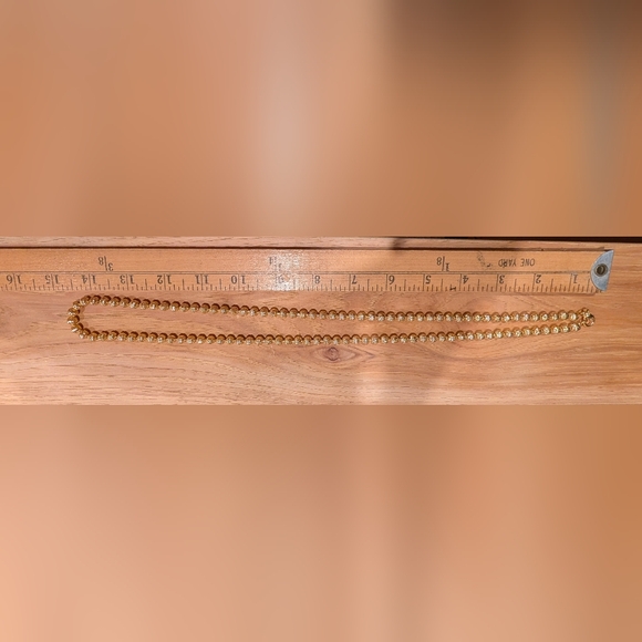 Elegant Gold Bead Ball Necklace - Picture 5 of 5